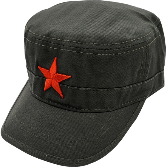 Military cap with red star - Army Urban Uniform Cotton Cap - Traclet Military cap with red star - Army Urban Uniform Cotton Cap - Traclet