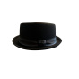 Porkpie Crooner Hat - Black