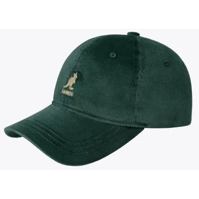Olive Cotton Cord Strapback Cap - Kangol Reference : 22470| Chapellerie Traclet