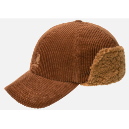 Cozy Cord Ear Flap Cap Camel - Kangol