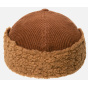Casquette Cozy Cord Cache-Oreilles Camel - Kangol