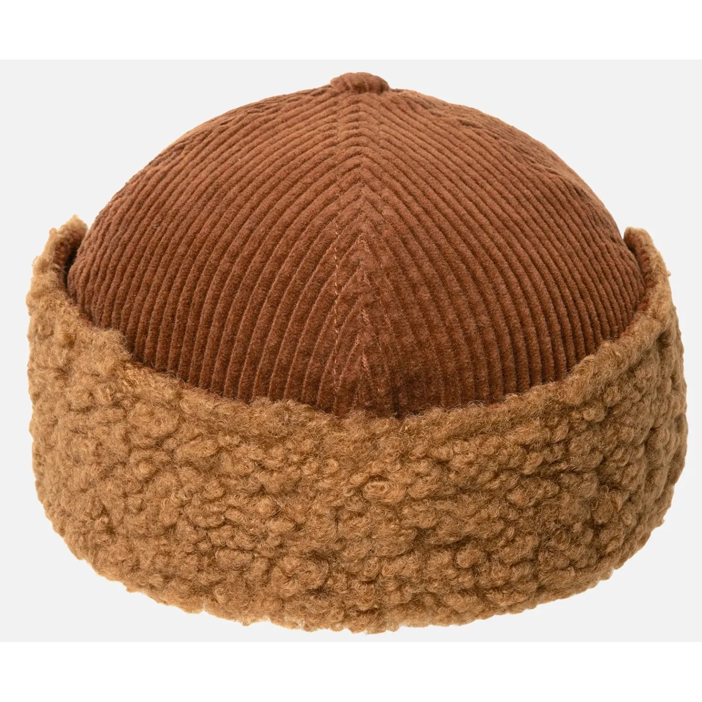 Casquette Cozy Cord Cache-Oreilles Camel - Kangol  réf 22471 chapellerie traclet