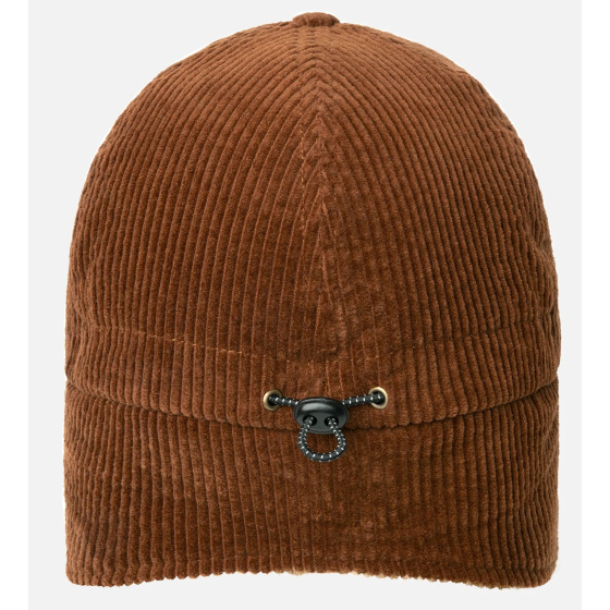 Cozy Cord Ear Flap Cap Camel - Kangol Cozy Cord Ear Flap Cap Camel - Kangol