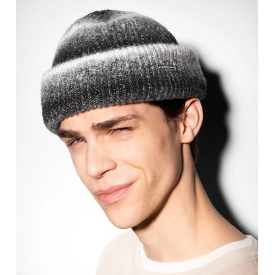 Black Heathered 2-way Beanie - Kangol