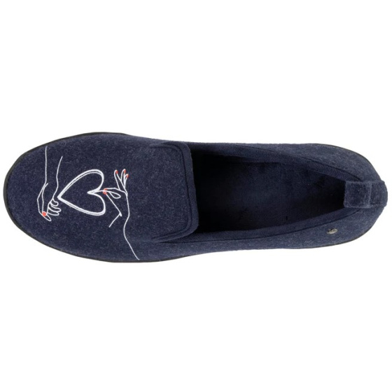 Isotoner Navy Everywear Charentaise Slippers Isotoner Navy Everywear Charentaise Slippers
