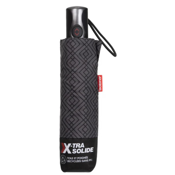 Ultra Strong 3 Section Umbrella Monogram ho - Isotoner