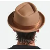 Chapeau Porkpie Stout Beige Safari - Brixton