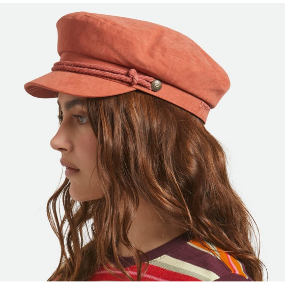 Casquette Marin Fiddler Terracotta Brushed - Brixton Casquette Marin Fiddler Terracotta Brushed - Brixton