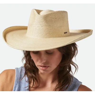Marlow Wide Brim Straw Traveller Hat - Brixton Reference: 22484| Chapellerie Traclet