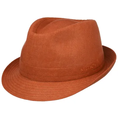 Chapeau Trilby Lin Orange - Stetson