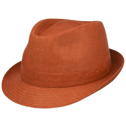 Orange Linen Trilby Hat - Stetson