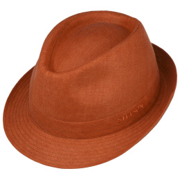 Orange Linen Trilby Hat - Stetson