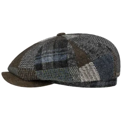 Hatteras Sliven Patchwork Wool Cap - Stetson Reference: 22494| Chapellerie Traclet