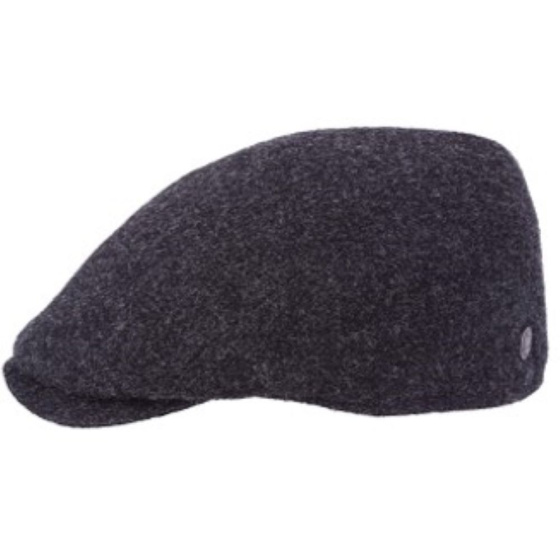 Casquette Plate Bang Laine Anthracite - Traclet