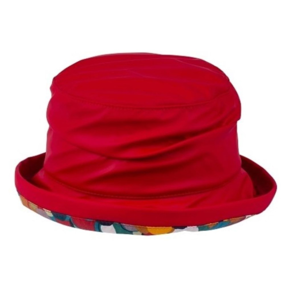 Clola Red Rain Bucket Hat - Traclet