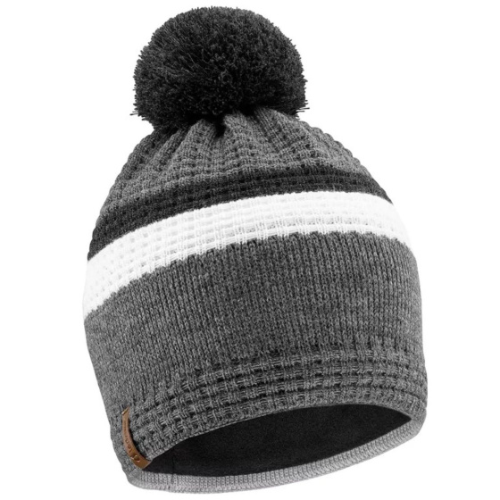 Yael Beige Pompom Beanie - LeDrapo