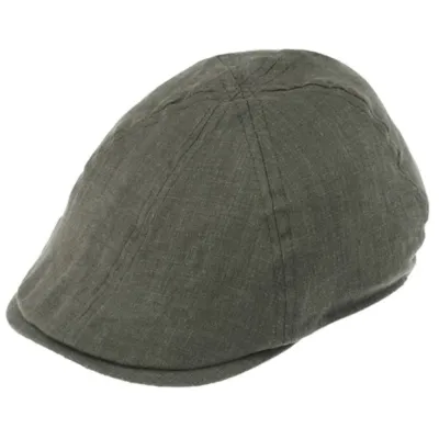 Yelding Duck Bill Linen Olive Cap - Traclet   Reference: 22528 | Chapellerie Traclet