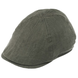 Casquette Yelding Bec De Canard Lin Olive - Traclet