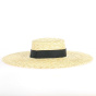 TRACLET Provençal Hat - black ribbon - Made in France - TRACLET Manufacture