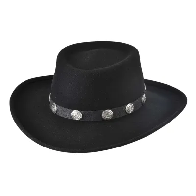 Western Hat Close Friend Black Wool Felt - Bullhide Reference: 9983 | Traclet Hat Shop