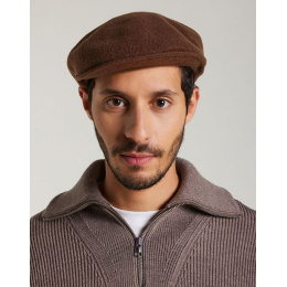 Béret Casquette Jurançon Marron - Héritage par Laulhère