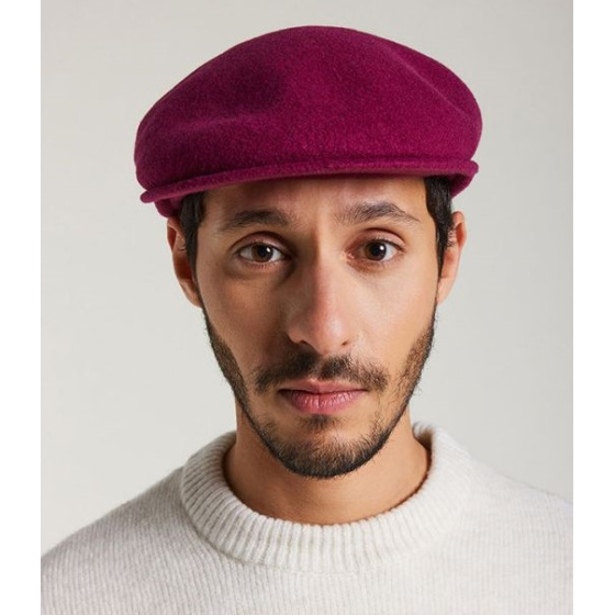 Béret Casquette Jurançon Aubergine - Héritage par Laulhère