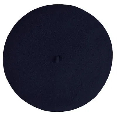 Navy blue wool beret - Laulhère Reference: 4649 | Traclet Hat Shop