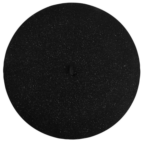 Paris 10 Black Gold Lurex Beret - Heritage by Laulhère