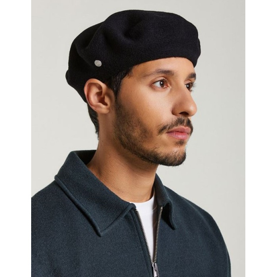 Beret Basque Noir L'authentique par Héritage par Laulhère