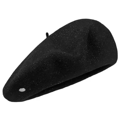 L'Authentique Black Lurex GOLD Beret - Heritage by Laulhère Reference: 22576| Chapellerie Traclet