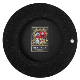 L'Authentique Black Lurex GOLD Beret - Heritage by Laulhère