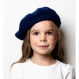 Children's Navy Blue Petit Basque Beret - Heritage by Laulhère
