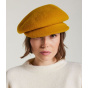 Ainhoa Turmeric Virgin Wool Cap - Laulhère