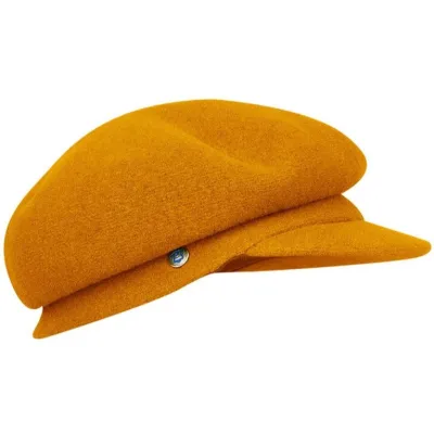 Casquette Ainhoa Laine Vierge Curcuma  - Laulhère Référence : 22583| Chapellerie Traclet