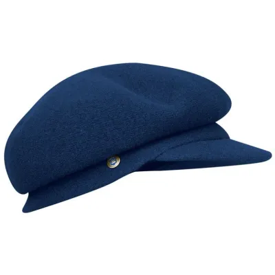Ainhoa Virgin Wool Cap Blue - Laulhère Reference: 225843| Chapellerie Traclet
