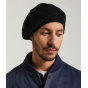 Bonnet & Béret Urbasa Laine Vierge Noir - Héritage par Laulhère