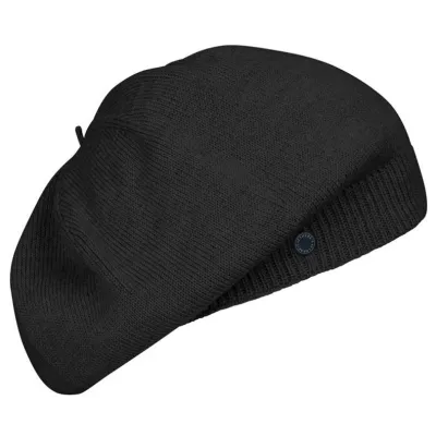 Beanie & Beret Urbasa Virgin Wool Black - Heritage by Laulhère Reference: 22587| Chapellerie Traclet