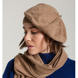 Urbasa Beanie & Beret Virgin Wool Beige - Heritage by Laulhère