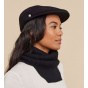 Snood - Tour De Cou Argia Noir Laine - Héritage par Laulhère