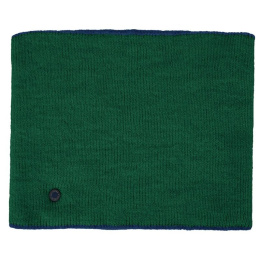 Tour De Cou Bicolore Otxoa Laine Vert & Bleu - Héritage par Laulhère