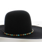 Blue/Brown/Beige Pearl Hat Trim - Traclet