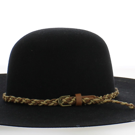 Garniture à Chapeau amovible (fantaisie tresses marron) - Traclet