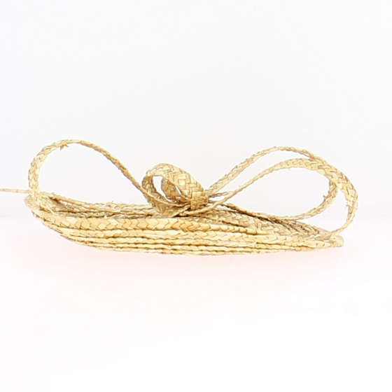 Ceremony Headband in 100% natural straw - French Manufacturing from A to Z - Traclet Manufacture