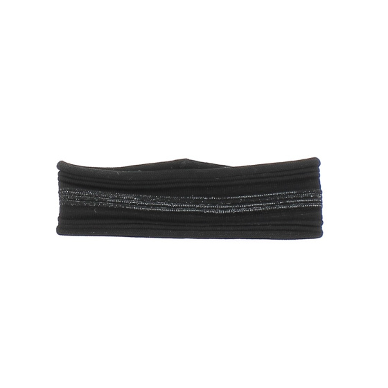 Bandeau 100% coton Noir - BeBeret (Couvre-Chef de Luxe)
