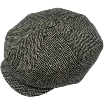 Grey Wool Irish Cap Carlow - Hanna Hats  Reference: 13570  | Traclet Hat Shop