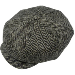 Casquette Irlandaise Carlow Laine Grise - Hanna hats