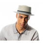 Porkpie Hat Klaxon Gray - Bailey