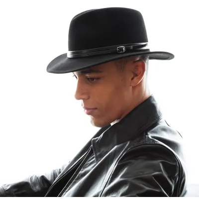 Chapeau Fedora Bair Feutre Noir - Baile Reference : 22624| Chapellerie Traclet