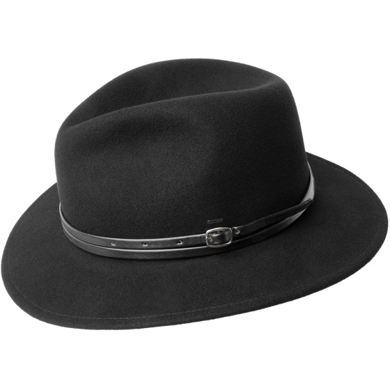 Fedora Hat Bair Felt Black - Bailey