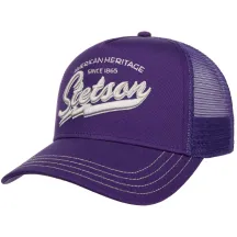 Baseball Trucker Cap American Heritage Purple - Stetson ref 16454